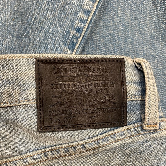 LEVIS MADE & CRAFTED 501® ORIGINAL FIT WOMEN'S JEANS SELVEDGE size 27/30 - Picture 11 of 12